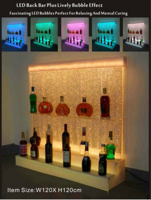 Geleeënt Waasser Wand Regal Bar Ariichtung Aussergewéinlech Regaler Schaf Glas