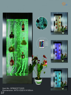 Led Bar Designer Etagèren Waasser Mauer Bar Dësch Régal Miwwelen Waassermaueren