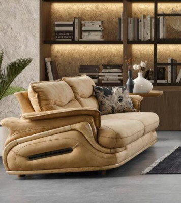 3-Sëtzer Sofa Luxus Miwwelen Wunnzëmmer Klassesch Dräisëtzer Design Italienesch