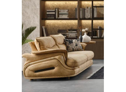 3-Sëtzer Sofa Luxus Miwwelen Wunnzëmmer Klassesch Dräisëtzer Design Italienesch