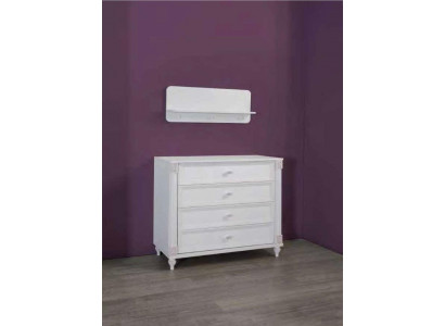 Kannerzëmmer Modern Kommode mat Tiräng Miwwele Massivholz Designer Zëmmer Nei