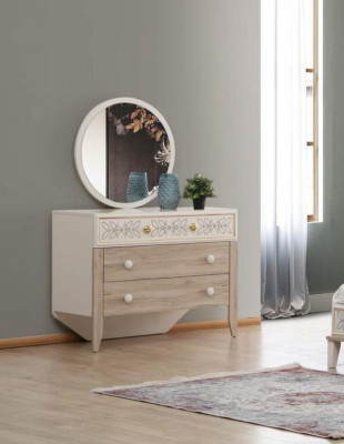 Set Commode Mat Spigel Coiffeuse Console Modern Holtz Schlofkummer