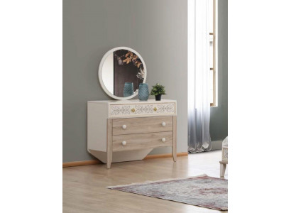 Set Commode Mat Spigel Coiffeuse Console Modern Holtz Schlofkummer