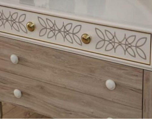 Set Commode Mat Spigel Coiffeuse Console Modern Holtz Schlofkummer