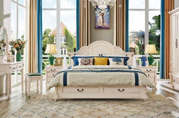 Duebel Hotel Better Schlofkummer 180x200 cm Holzbett Polster Design Luxus Nei