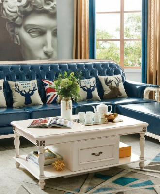 Couchtisch Wunnzëmmer Design Dëscher Miwwelen Dësch Luxus Säitentësch Holz Modern