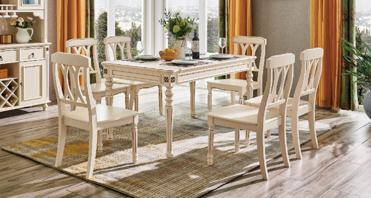 Iessdësch Iessdëscher Dëscher Kolonial Holz Design Klassesch Miwwelen Iesszëmmer Dësch