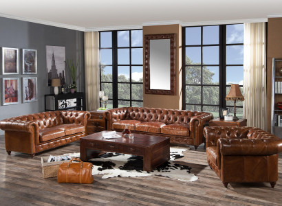 Sofagarnitur 3tlg. Garnitur Set Ledercouch Wunnlandschaft Garnitur Sofa Nei