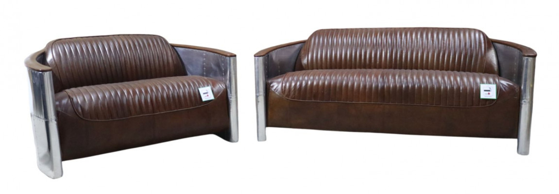 Sëtzgrupp 3+2 Sëtz Sofa Couchgarnitur Couch Sessel Lieder Vintage Retro NEI