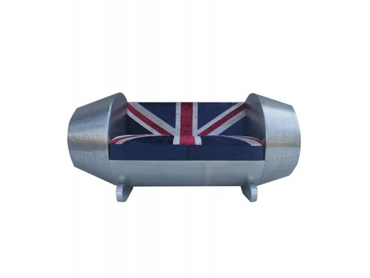 Aluminium Sofa Ledersofa Miwwel Fliger Düs Undriff Luxus Miwwel Jack Union Nei