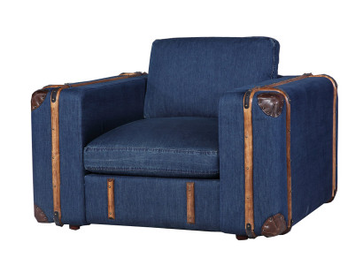 Design Still Koffer Textil Canapé Polster Einsëtzer Canapéen Wunnzëmmer Miwwelen Retro