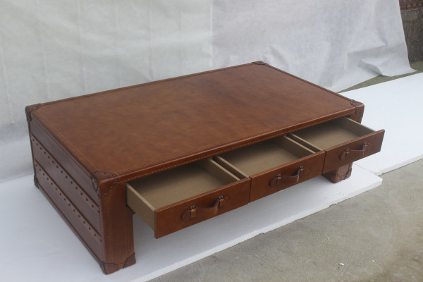 Couchtisch Wohnzimmertisch Truhe Bäizelltësch am Vintage Dësch 147x85cm Lieder