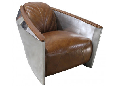 Léierfauteuil Fliger Aviator Fauteuil Loungenfauteuil Cocktailstull vintage