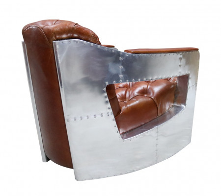 Chesterfield Still Knapp Zougemaach Sëtzen Shabby Vintage Tan Eechte