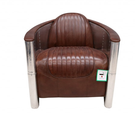 Ledersessel Sessellaviator Clubsessel Art Deco Cocktailsessel Fernsehsessel