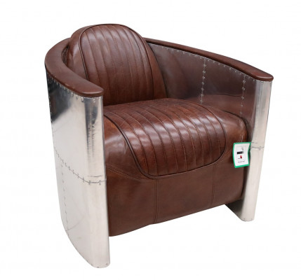 Ledersessel Sessellaviator Clubsessel Art Deco Cocktailsessel Fernsehsessel