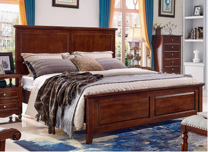 Bett Schlofzëmmer Set Design Better 2x Nuetsdëscher 3-Deel Bettgestell