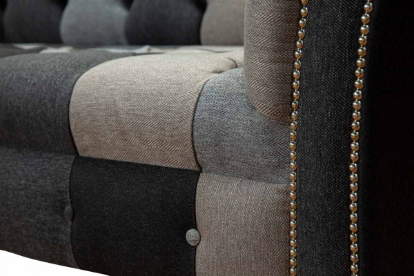 Modern Canapé 3 Sëtzer Chesterfield Dreisëtzer Wunnzëmmer Canapé Luxus Couch Stil