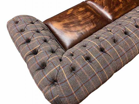 Wunnzëmmer Modern Sofa 3 Sëtzer Design Stil Miwwelen Chesterfield Sofas Gro Nei