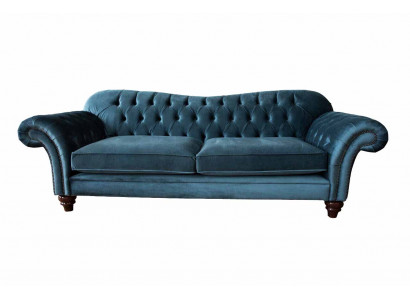 Türkesche Canapé Luxus Textil Chesterfield Canapéen Blo Polstersëtz Design