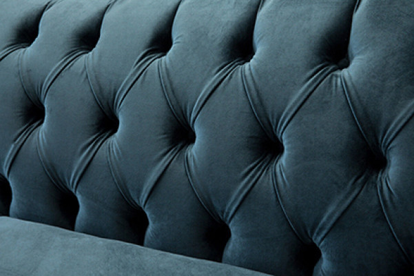 Türkesche Canapé Luxus Textil Chesterfield Canapéen Blo Polstersëtz Design