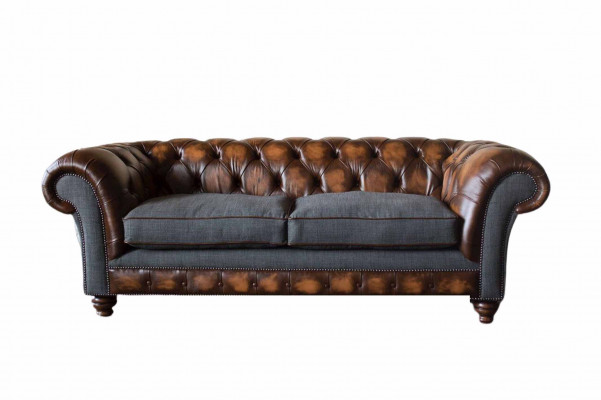 Chesterfield Design Luxus Gepolstert Sofa Canapé Sëtz Wunnzëmmer Lieder Nei
