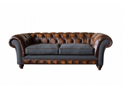 Chesterfield Design Luxus Gepolstert Sofa Canapé Sëtz Wunnzëmmer Lieder Nei