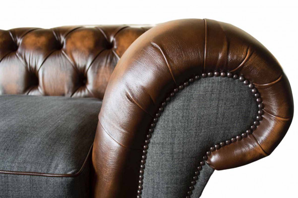 Chesterfield Design Luxus Gepolstert Sofa Canapé Sëtz Wunnzëmmer Lieder Nei