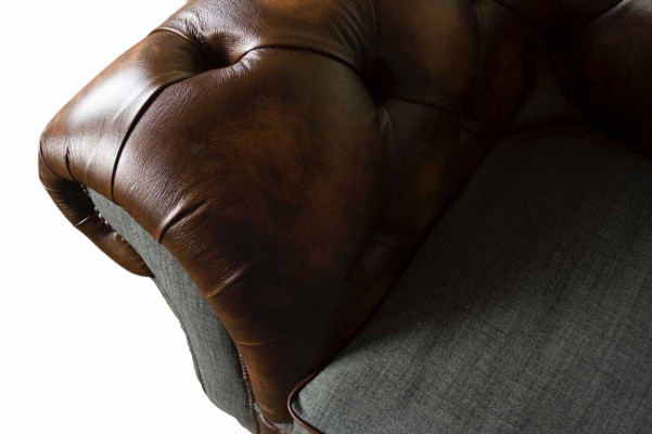Chesterfield Design Luxus Gepolstert Sofa Canapé Sëtz Wunnzëmmer Lieder Nei