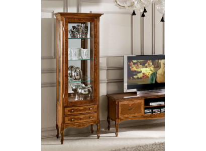 Wunnzëmmer rtv Vitrine Wunnwand Schranken Design tv Art déco Vitrine Set Schaf