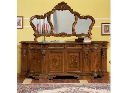 Anrichte Kommode Spigel Holz Konsole Sideboard Schiefen Kommoden Konsolen