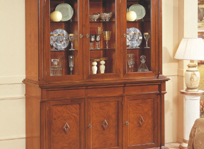 Anrichte Miwwel Glasvitrine Vitrin Holz Vitrine Glas Schaf Schäffer Italien