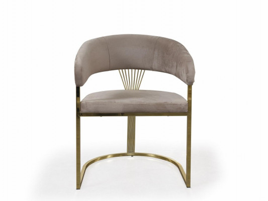 Komplett Iesszëmmer Still Still Kichen Still 6 Stéck Beige Luxus Gold