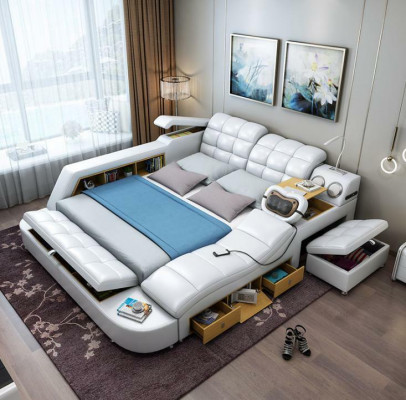 Bett Duebel Regaler Lieder Polster Better Multifunktion mat Massagefunktioun Nei