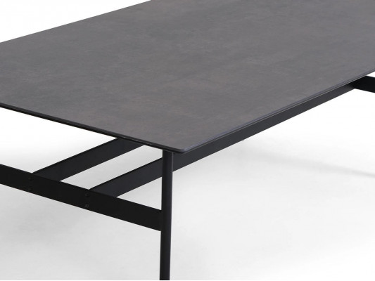 Schwaarze Couchtisch Wunnzëmmer Ariichtung Design Kaffisdësch Nei Miwwelen