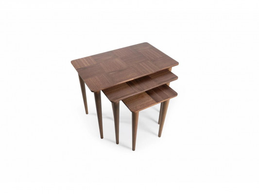 Braune Niewentafel Modernen Design Ariichtung Luxus Kaffisdësch Wunnzëmmer