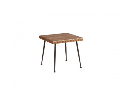 Holz Bäiztelltësch Wohnzimmer Modern Miwwelen Kaffisdësch Ariichtung Nei