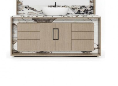 Beige Buedzëmmerkabinett Buedzëmmermëttelen Regal Buedzëmmerkabinett Holzbuedzëmmerregaler