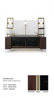 Brongen italienescht Lavabo Klassesch Wäschschaf Klassesch Miwwelen
