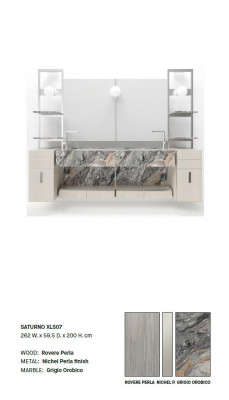 Beige Buedzëmmer Wäschbecken Armaturen Buedzëmmer Miwwelen Italienesch Stil Nei