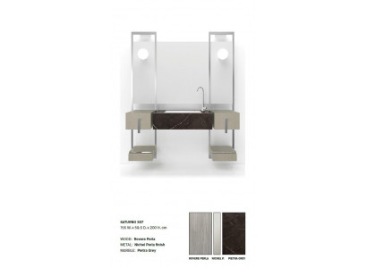 Grou Buedzëmmer Wäschbecken Armaturen Buedzëmmer Miwwelen italienesch Stil Wäschbecken