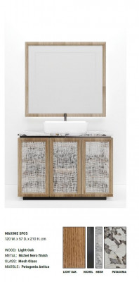 Beige italienescht Buedzëmmer-Waschbecken klassesch beige nei