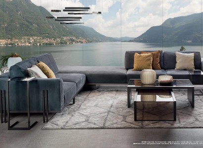 Wunnzëmmermiwwelen L Form Canapé fir Wunnzëmmer Couchdësch Massivholzcanapé Design 2tlg