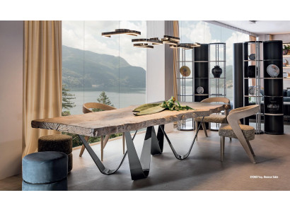 Iessdësch Natur Holz Miwwelen Ariichtung Dëscher Massivholz Dësch Luxus Italienesch.
