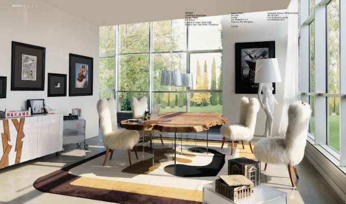 Iessdësch Design Miwwelen Ariichtung Dëscher Massivholz Dësch Neit Luxus Italienesch
