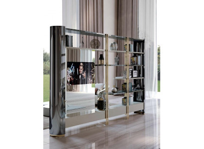Tv Wand Design Bizzotto Wunnzëmmer Réckel Vitrin Schaf Miwwelen Design Wunnwand