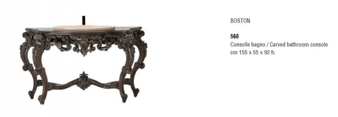 Buedzëmmer Miwwel Design Braun Konsole Luxus Konsolen Bizzotto Italien Sideboard