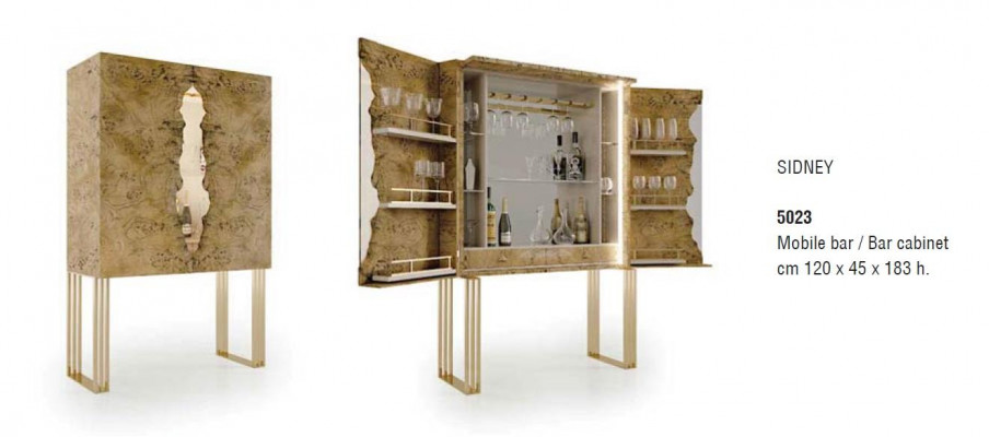 Wäikeller Luxus Vitrinn Schaf Hausbar Barschaf Bar Dësch Regal Wäischaf