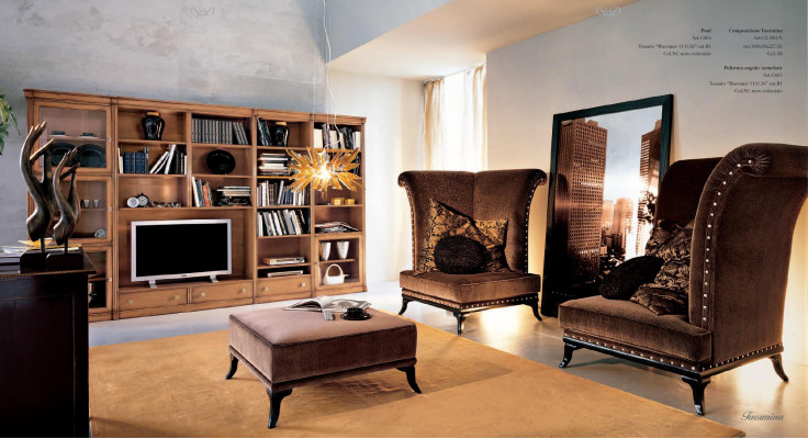 Fauteuil + Pouf Chaise Relax Fernseh 1-Sëtzer Sofa Nei Chesterfield Ouerfauteuil