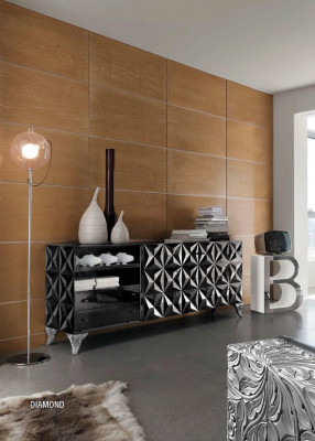 TV Lowboard RTV XXL Schaf Dësch Wunnzëmmer Holz Luxus Neit Modern Sideboard
